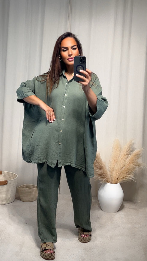 Pantalon d’ensemble NILA lin